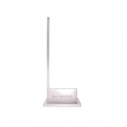 不銹鋼座地告示牌